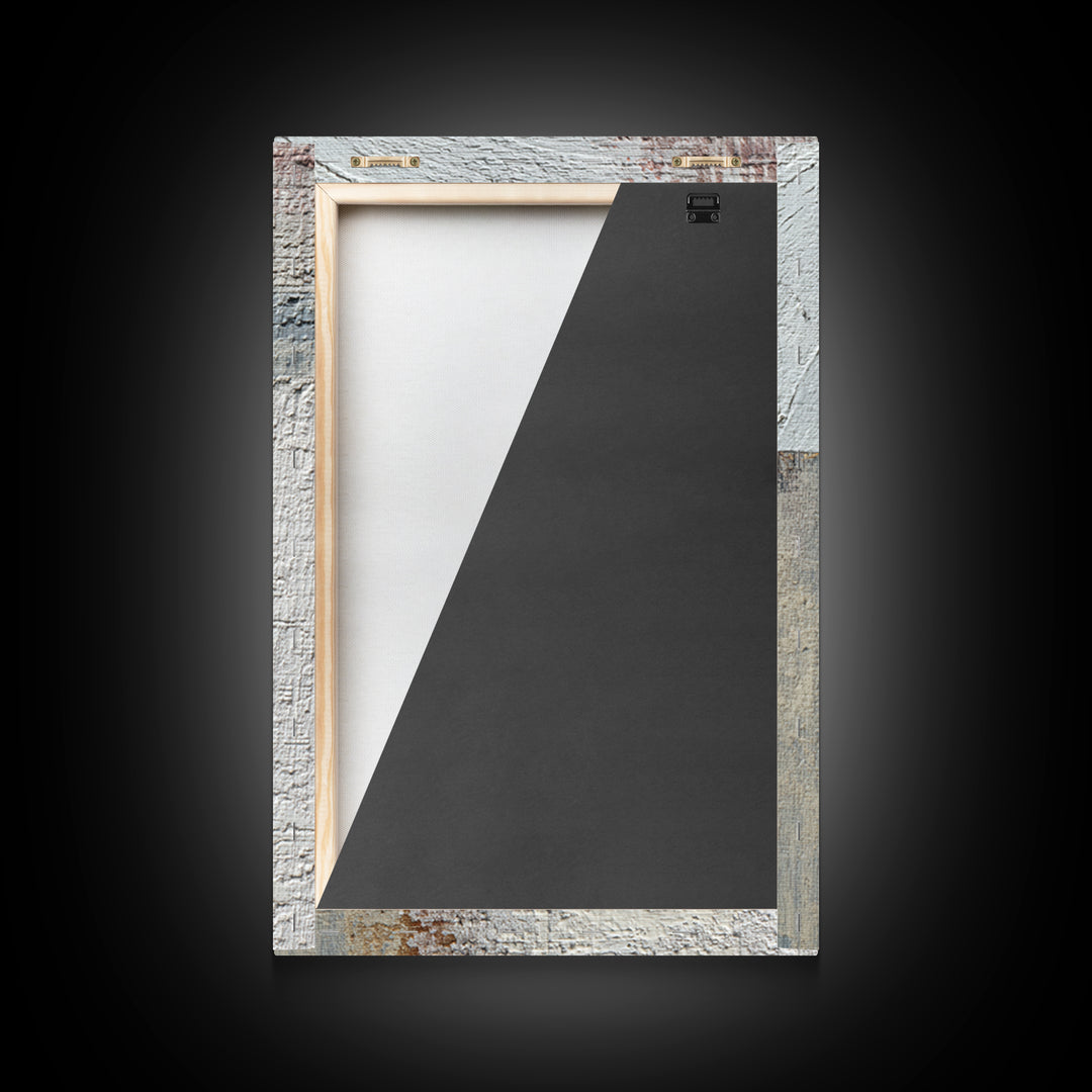 Small Cloud Study Framed Canvas Print, Minimalist Art, Boho, Living Room Decor, Oil Painting, Minimal, Abstract Painting, MIN-2x3-53