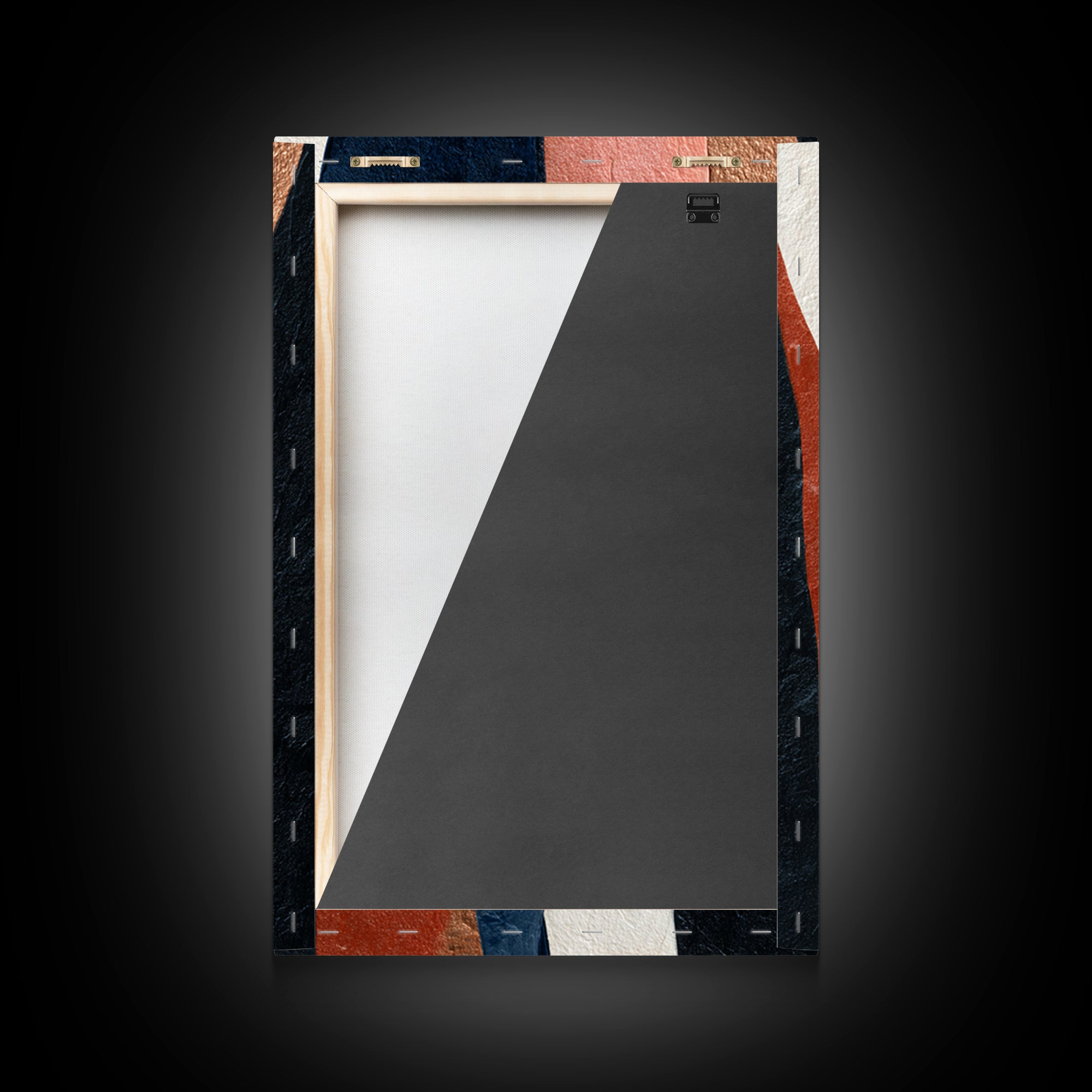 Minimal Abstract Wave Line Framed Canvas Print, Minimalist Art, Digital Print, Living Room Decor, Abstract Art, Minimal, MIN-2x3-69