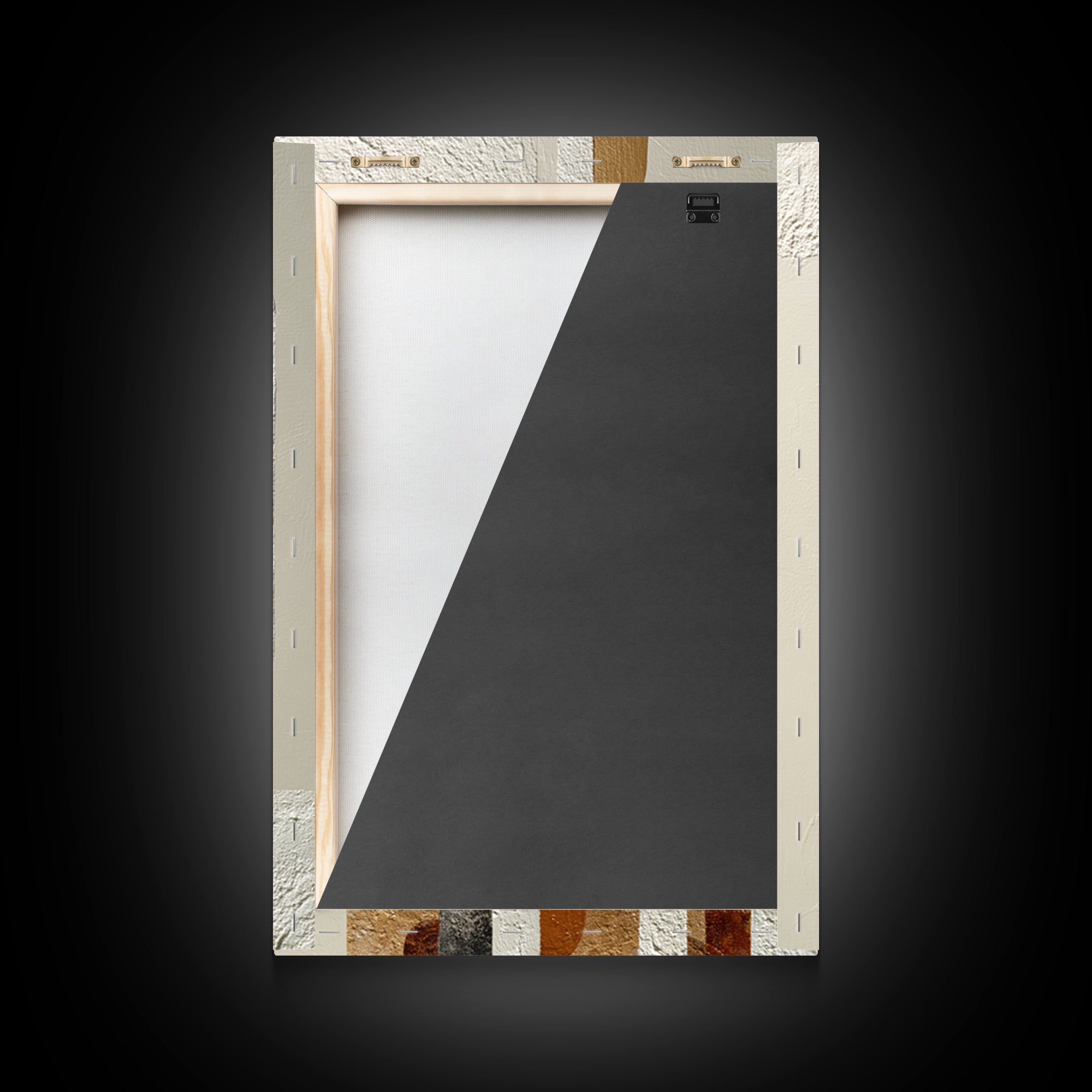Two Overlapping Organic Shapes Framed Canvas Print, Minimalist Art, Digital Print, Living Room Decor, Abstract Art, Minimal, MIN-2x3-75