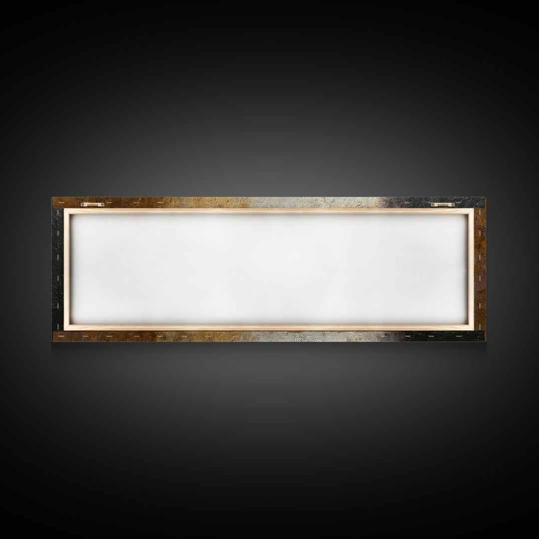 Calm Rectangle Composition Canvas Print, Minimalist Art, Neutral Decor, Living Room Decor, Fine Art, Minimal, Home Decor, MIN-3x1-40