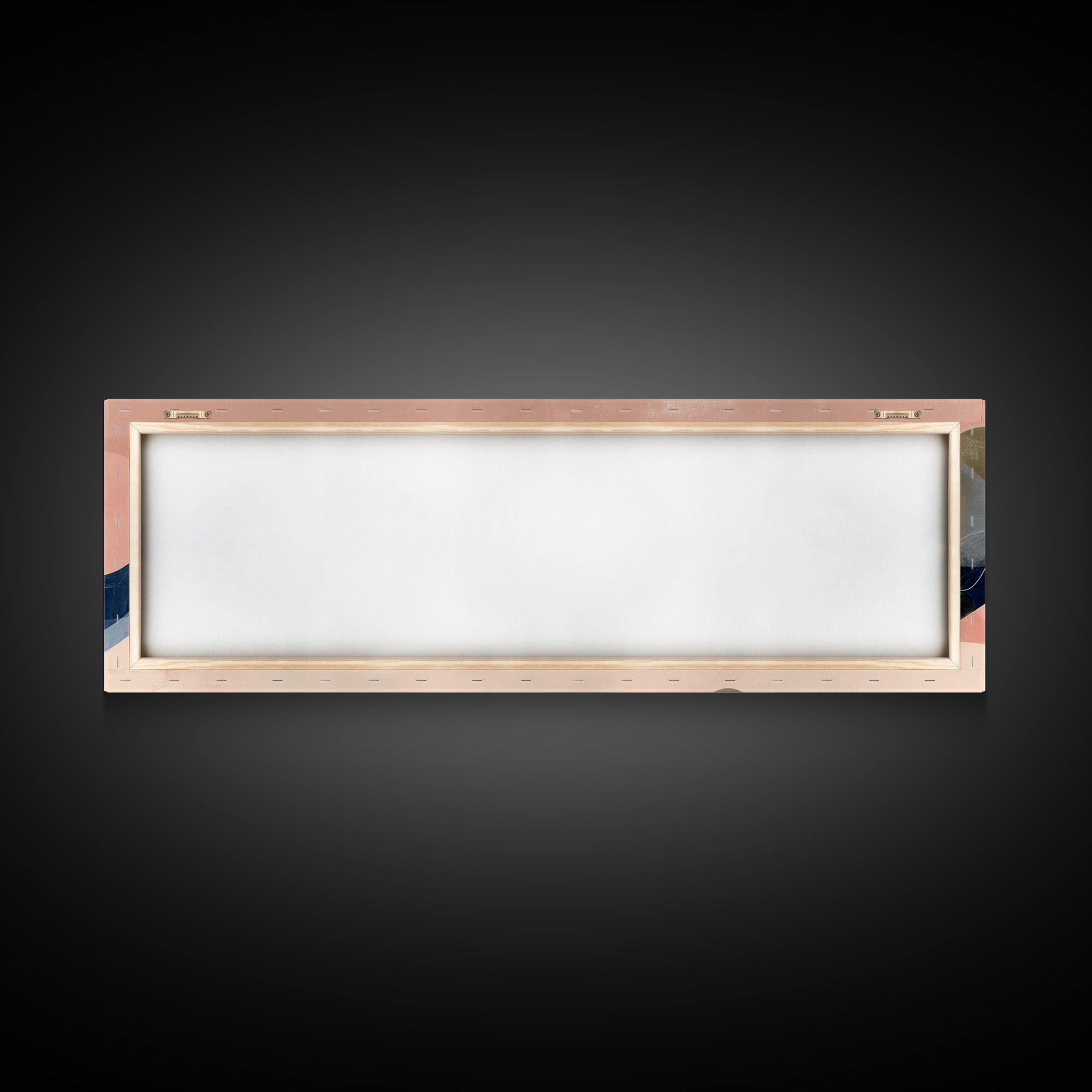 Minimal Abstract Wave Line Framed Canvas Print, Minimalist Art, Abstract Painting, Living Room Decor, Fine Art, Minimal, MIN-3x1-77