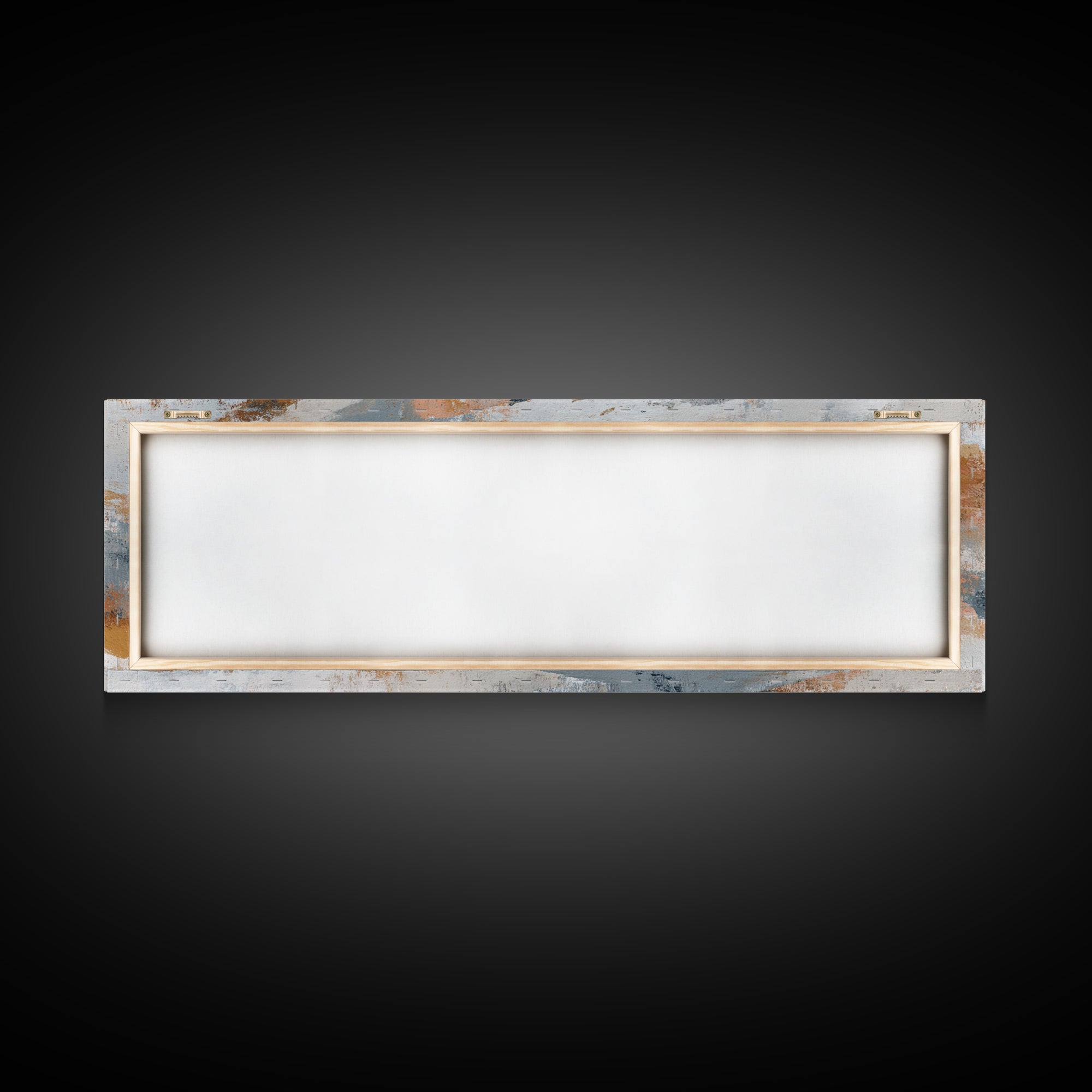 Calm Rectangle Composition Canvas Print, Minimalist Art, Wall Art, Living Room Decor, Oil Painting, Minimal, Large Wall Art, MIN-3x1-88