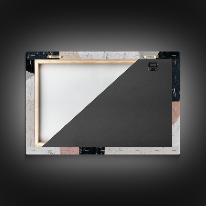 Minimal Moon over a Pale Ocean Canvas Print, Minimalist Art, Modern Art, Living Room Decor, Fine Art, Minimal, Minimalist Decor, MIN-3x2-37