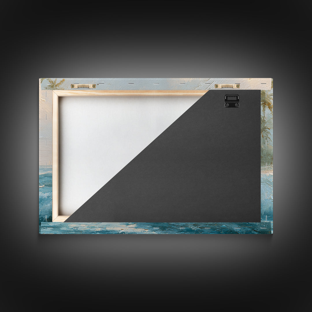 Sailfish Leaping in Dramatic Motion Framed Canvas Print, Marine Life Art, Nautical Wall Decor, Living Room Decor, MLA-3x2-97