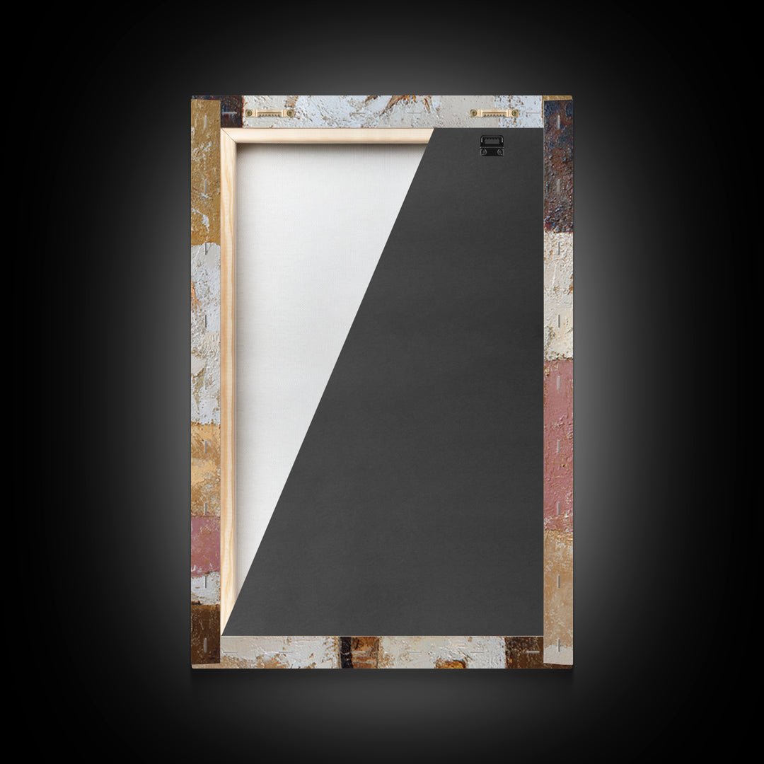 Stylized Palm Tree Framed Canvas Print, Midcentury Modern Art, Art Print, Living Room Decor, Fine Art, Retro, Abstract Wall Art, MMA-2x3-25