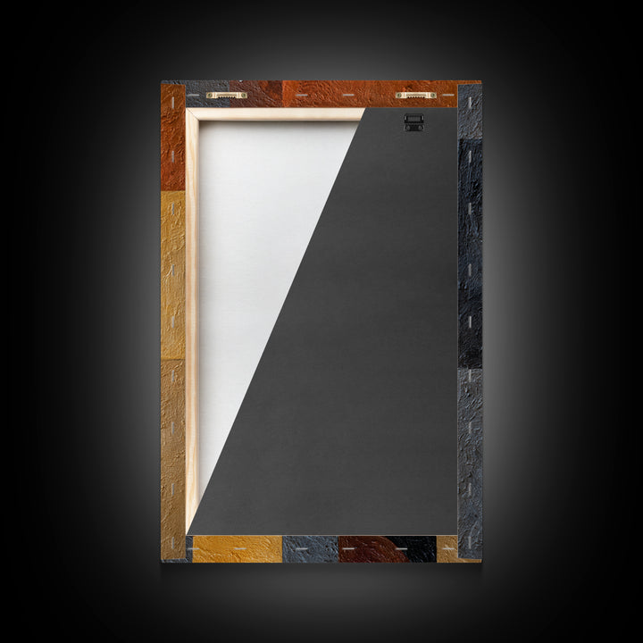 Mid Century Horse Framed Canvas Print, Midcentury Modern Art, Room Decor, Living Room Decor, Fine Art, Retro, Art Print, MMA-2x3-3