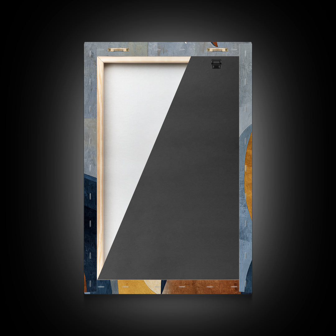 Mid Century Horse Framed Canvas Print, Midcentury Modern Art, Prints, Living Room Decor, Oil Painting, Retro, Abstract Wall Art, MMA-2x3-51
