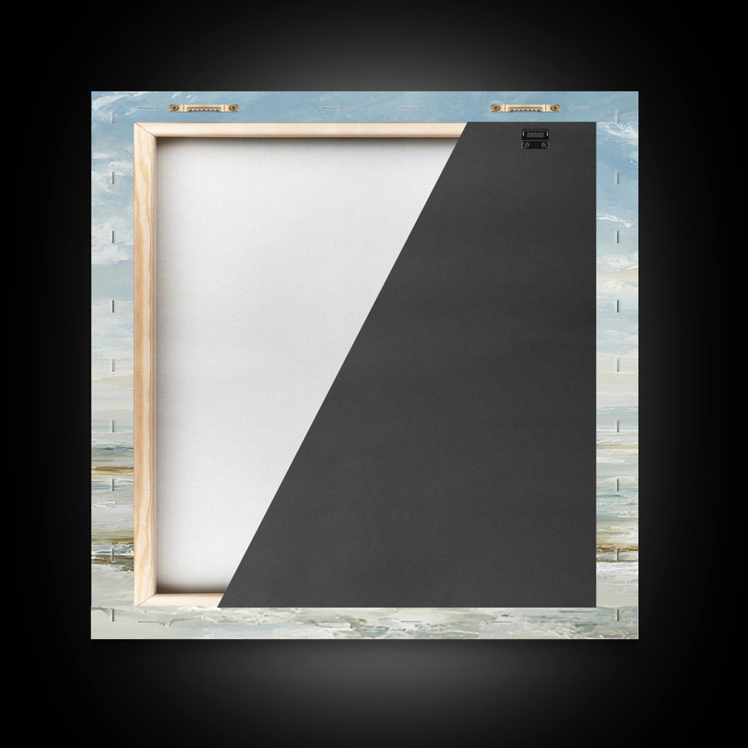 Peaceful Ocean Horizon Framed Canvas Print, Medical Office Art, Printable Art, Office Decor, Fine Art, Calm, Medical Wall Art, MOA-1x1-28