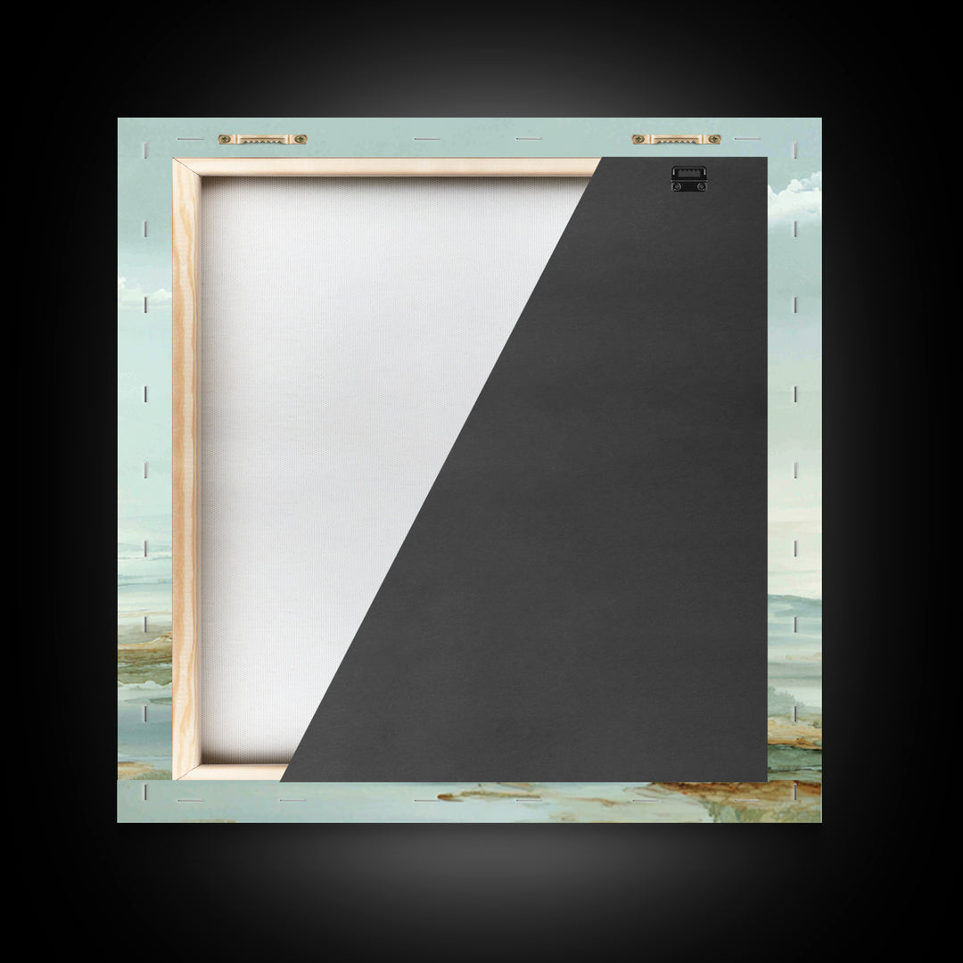 Large Neutral Landscape Framed Canvas Print, Medical Office Art, Art Print, Office Decor, Fine Art, Calm, Printable Art, MOA-1x1-40