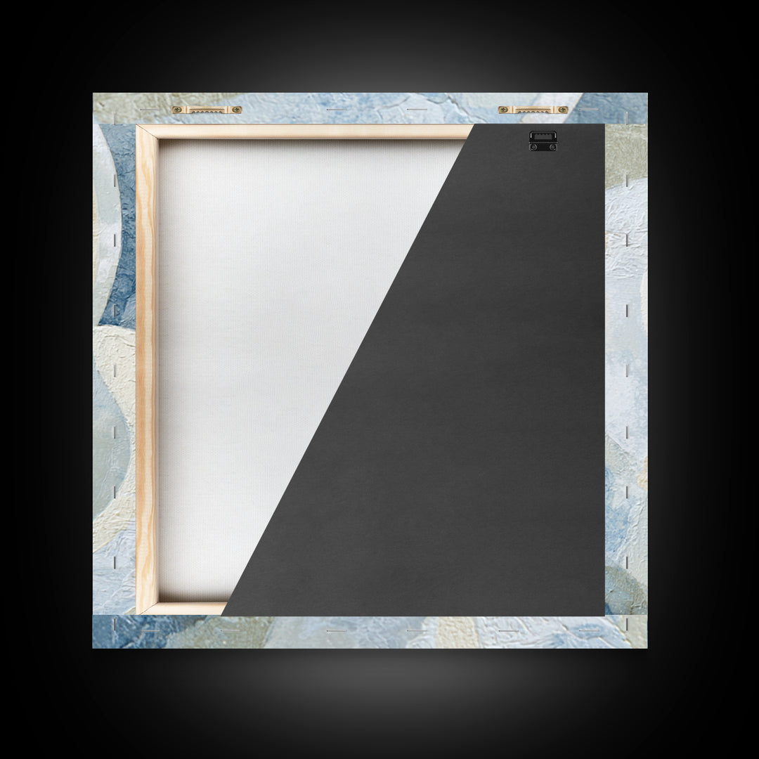 Subtle Marble Texture Framed Canvas Print, Medical Office Art, Medical Wall Art, Office Decor, Oil Painting, Calm, MOA-1x1-43
