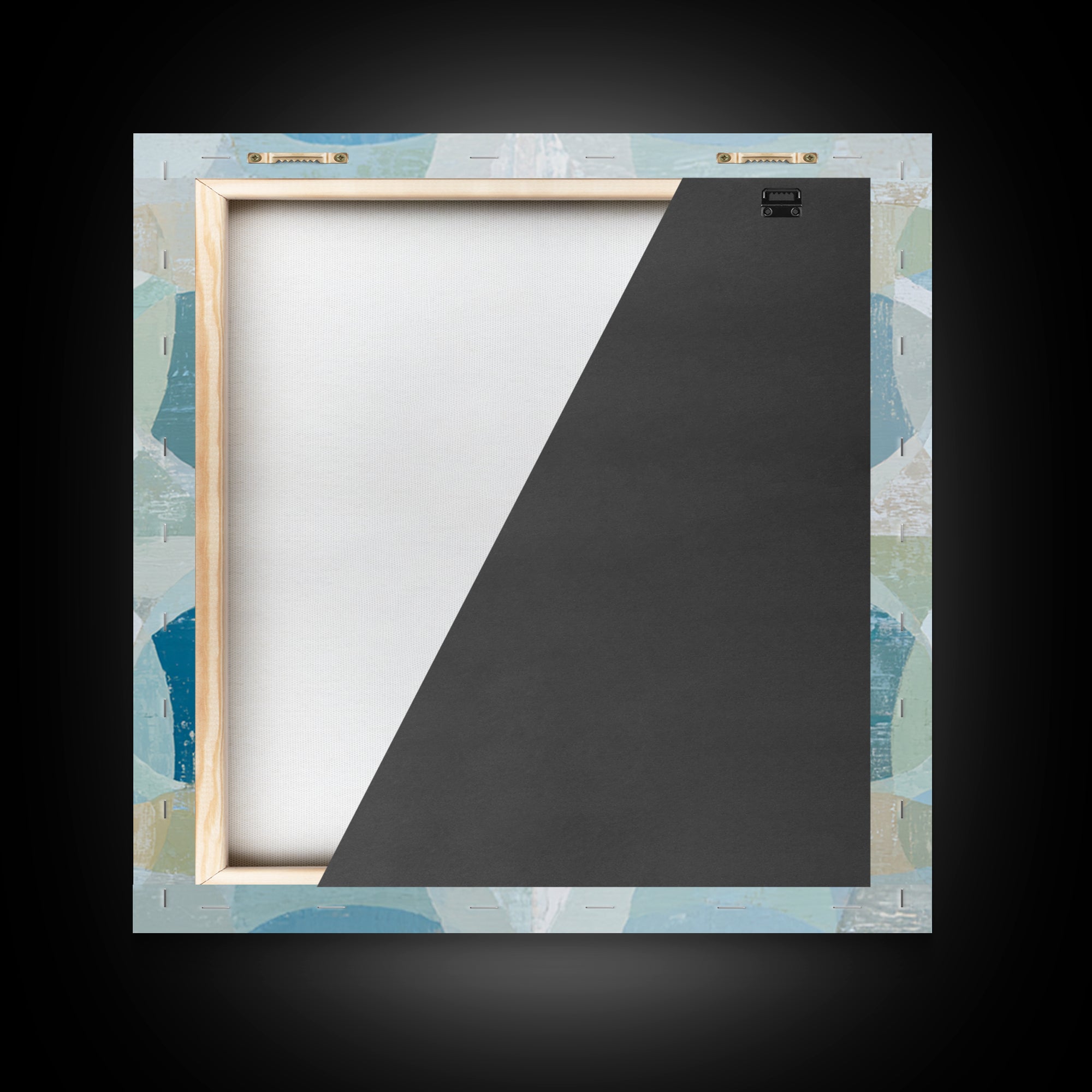 Calming Blue Abstract Canvas Print, Medical Office Art, Modern Decor, Office Decor, Abstract Art, Calm, Home Decor, Wall Decor, MOA-1x1-49