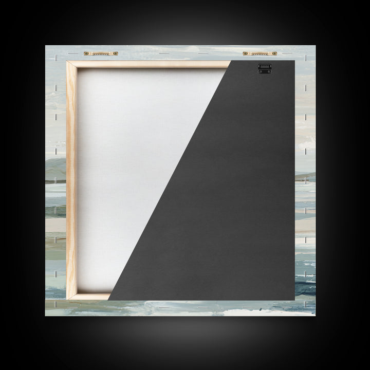 Peaceful Ocean Horizon Framed Canvas Print, Medical Office Art, Healthcare Wall Art, Office Decor, Calm, Gallery Decor, MOA-1x1-52