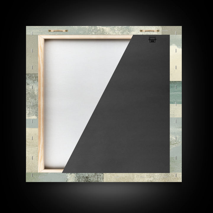 Clean Geometric Composition Framed Canvas Print, Medical Office Art, Biology Art, Office Decor, Abstract Art, Calm, Art Print, MOA-1x1-58