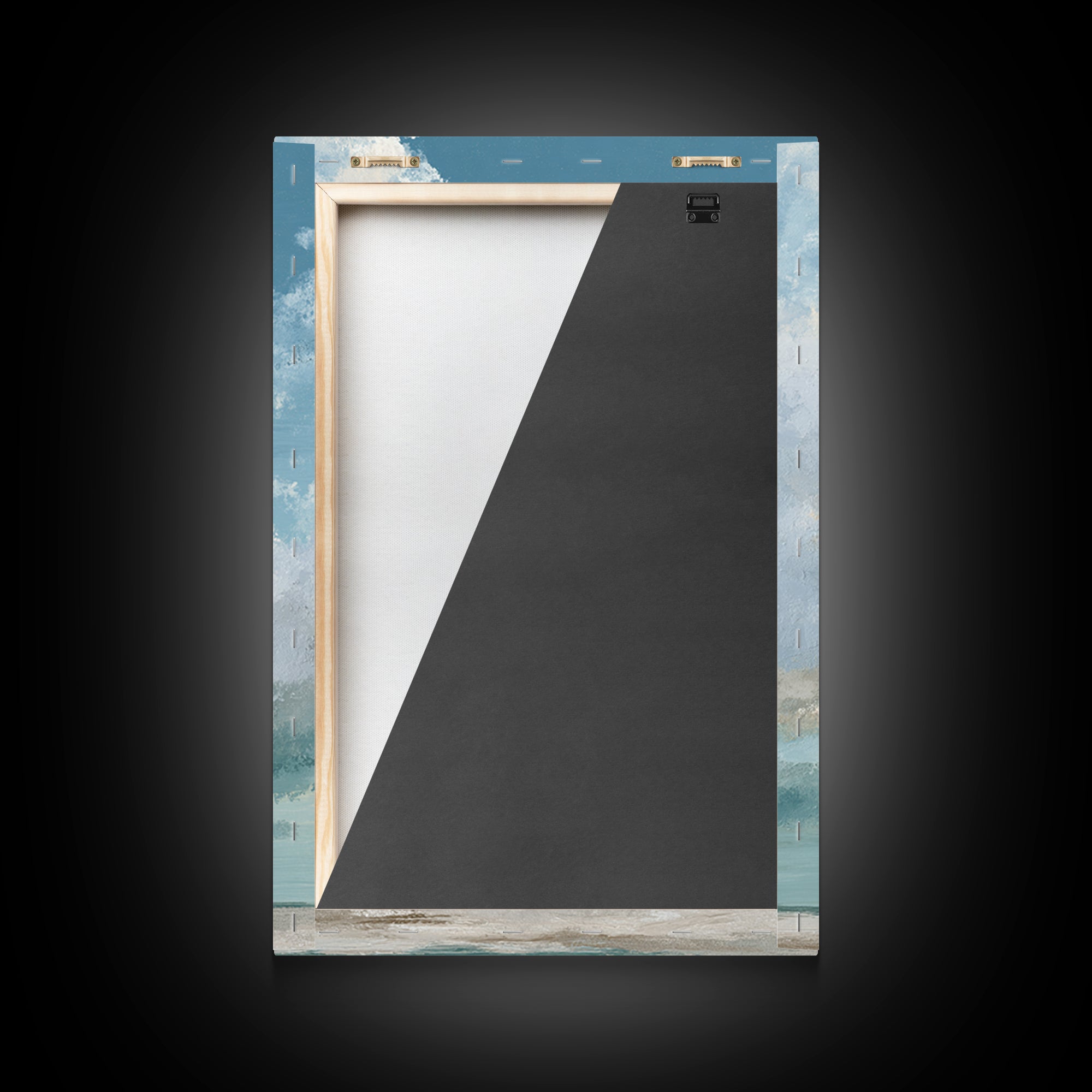 Sky and Cloud Scene Framed Canvas Print, Medical Office Art, Office Decor, Abstract Art, Calm, Anatomy Wall Art, MOA-2x3-17
