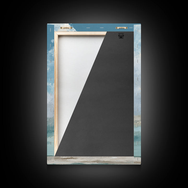 Sky and Cloud Scene Framed Canvas Print, Medical Office Art, Office Decor, Abstract Art, Calm, Anatomy Wall Art, MOA-2x3-17