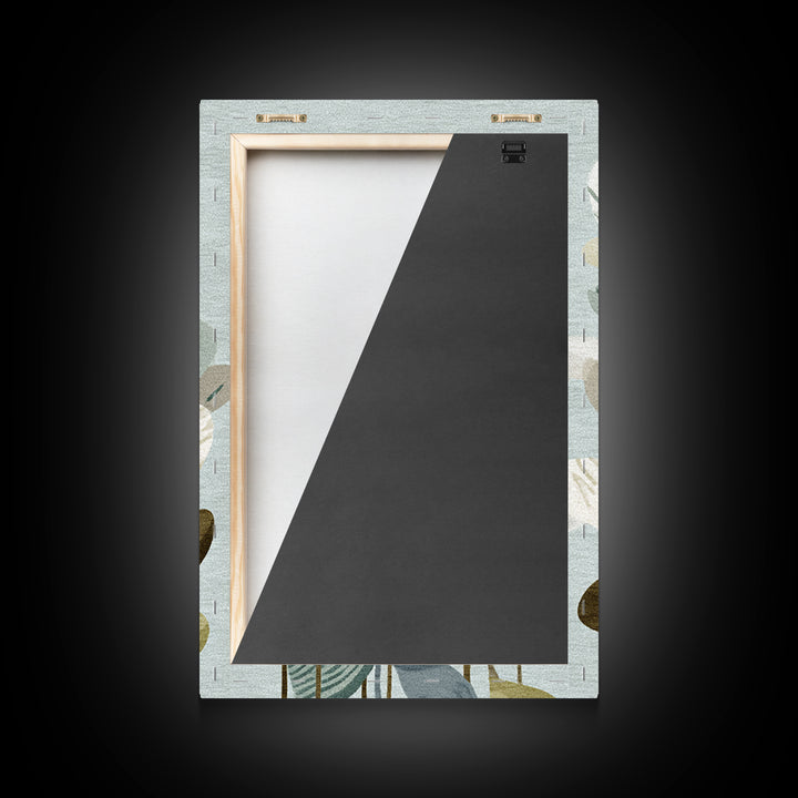 Clean Geometric Composition Framed Canvas Print, Medical Office Art, Room Decor, Office Decor, Abstract Art, Calm, MOA-2x3-18