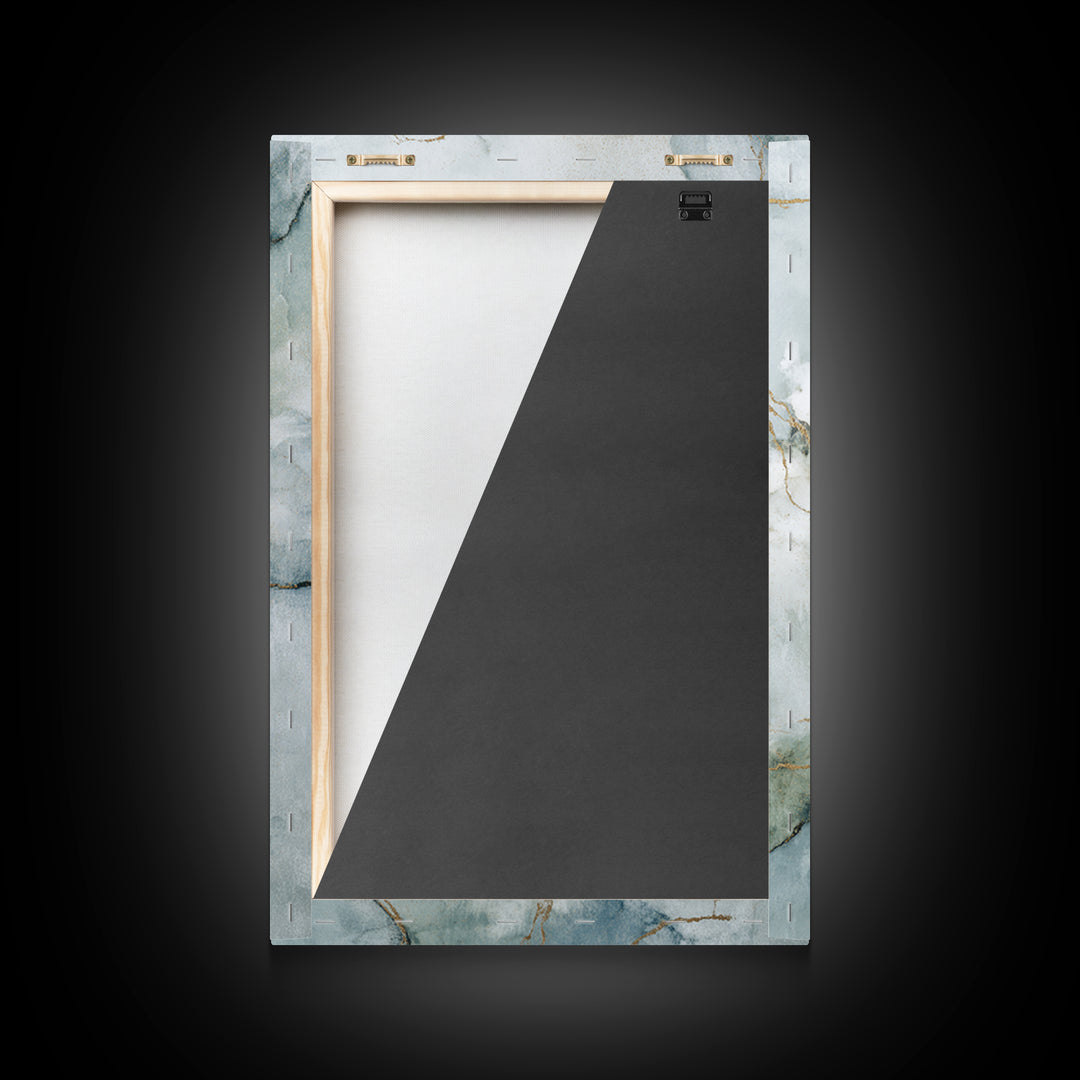 Subtle Marble Texture Framed Canvas Print, Medical Office Art, Room Decor, Office Decor, Oil Painting, Calm, MOA-2x3-51