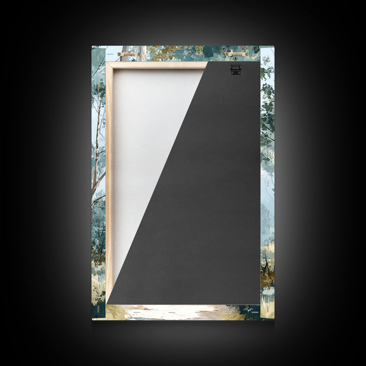 Gentle Forest Path Framed Canvas Print, Medical Office Art, Animal Art, Office Decor, Fine Art, Calm, Heart Anatomy Print, MOA-2x3-73