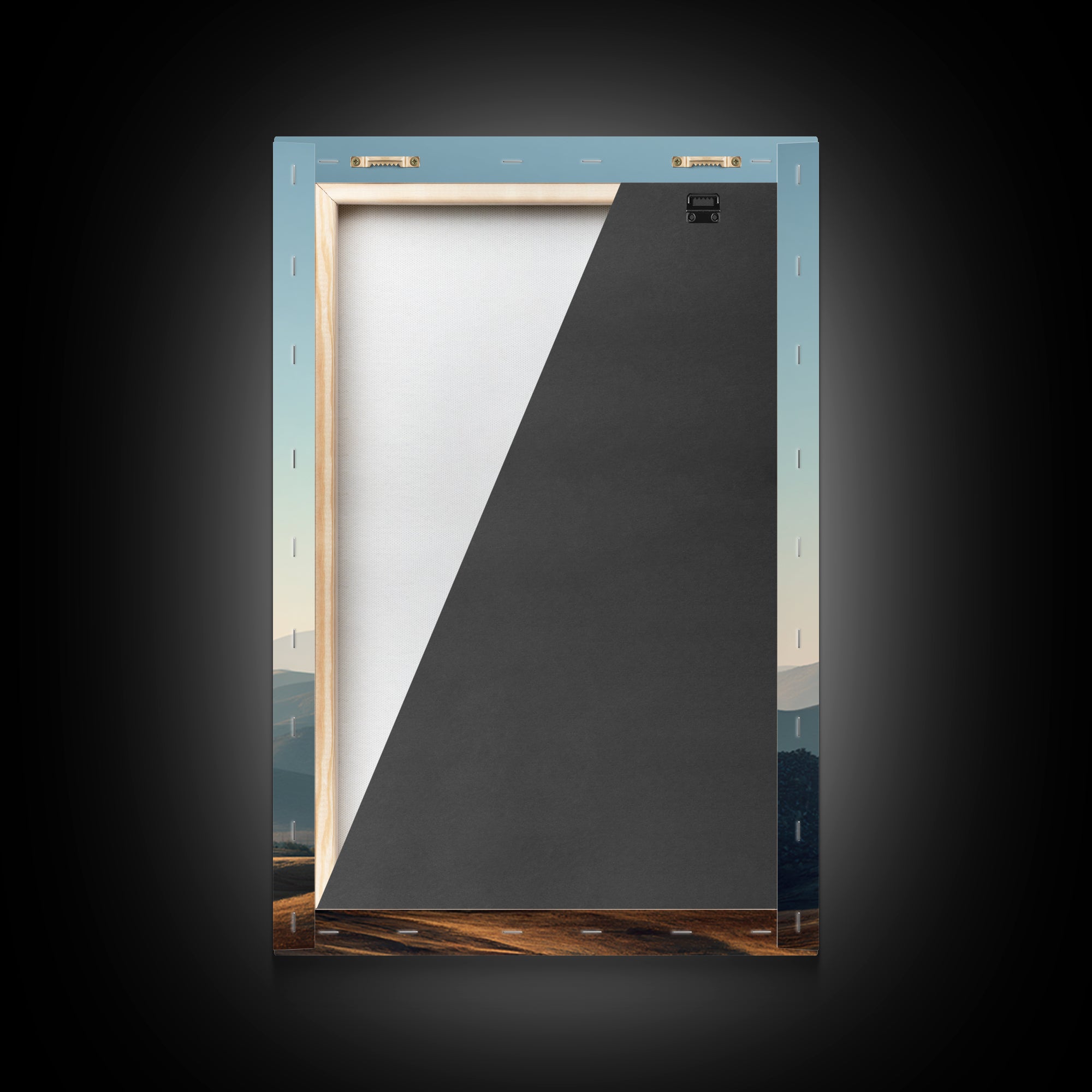 Minimal Sunrise over Rounded Hills Canvas Print, Medical Office Art, Wall Decor, Office Decor, Calm, Medical Office Decor, MOA-2x3-79