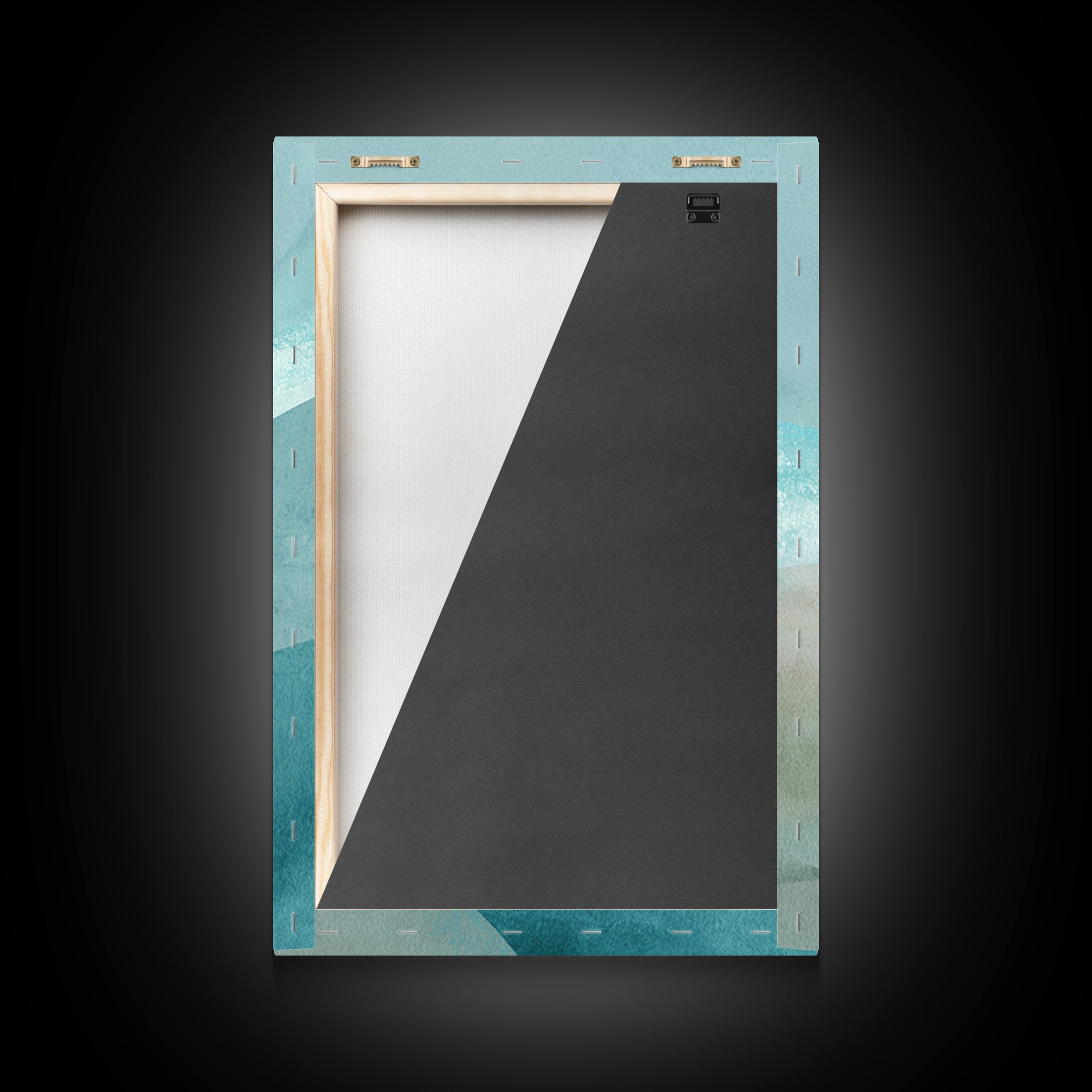 Calming Blue Abstract Canvas Print, Medical Office Art, Wall Decor, Office Decor, Abstract Art, Calm, Medical Office Decor, MOA-2x3-9