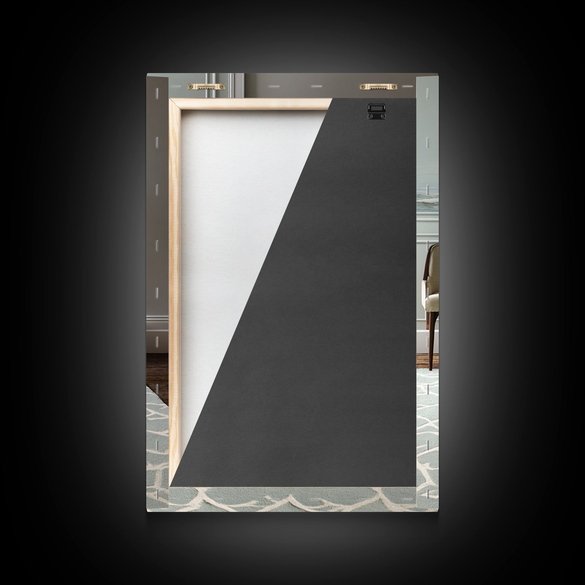 Clean Geometric Composition Framed Canvas Print, Medical Office Art, Printable Art, Office Decor, Calm, Medical Wall Art, MOA-2x3-90