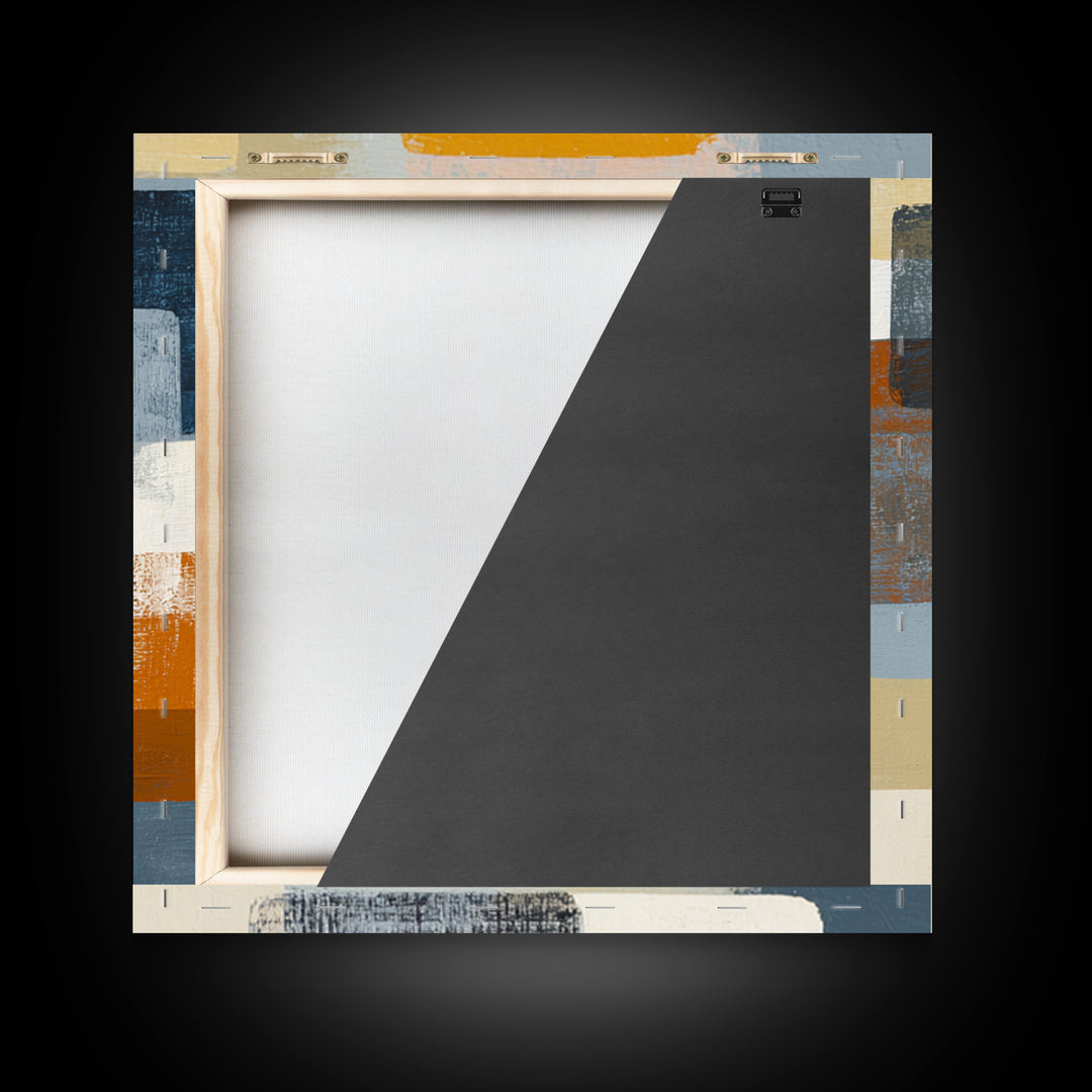 High Contrast Gallery Abstract Framed Canvas Print, Modern Art, Set of 3 Prints, Living Room Decor, Fine Art, Modern, MOD-1x1-72