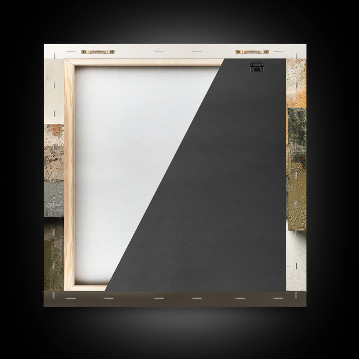 Minimal Sculpture Shapes Painted Framed Canvas Print, Modern Art, Modern Decor, Living Room Decor, Abstract Art, Modern, MOD-1x1-80