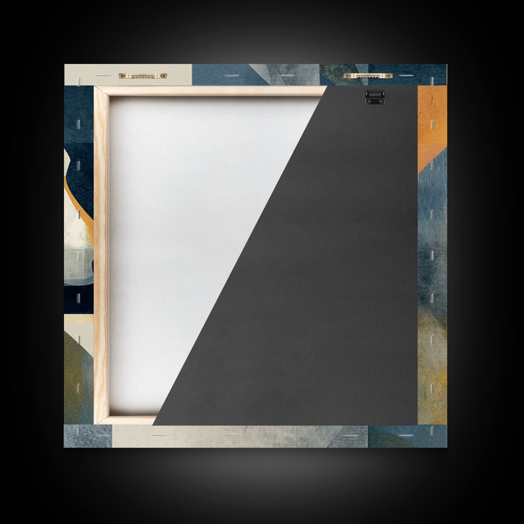 Modern Animal Portrait Canvas Print, Modern Art, Poster Art, Living Room Decor, Fine Art, Modern, Minimalist Decor, MOD-1x1-94