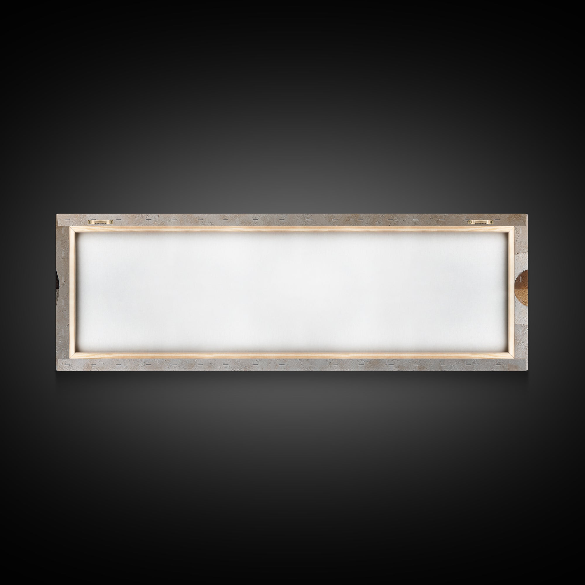 Minimal Sculpture Shapes Painted Framed Canvas Print, Modern Art, Wall Art, Living Room Decor, Fine Art, Modern, Artwork, MOD-3x1-72
