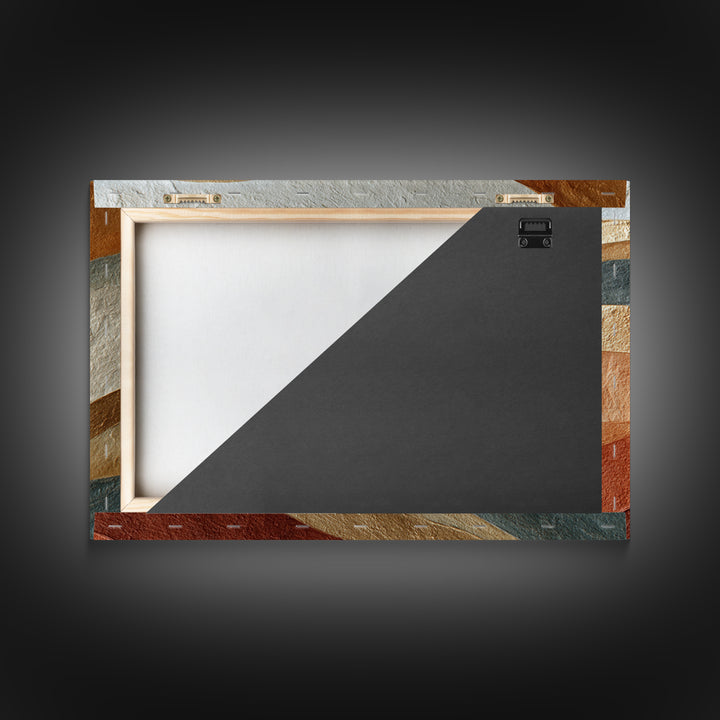 Modern Coastal Landscape Canvas Print, Modern Art, Mid Century Modern, Living Room Decor, Fine Art, Modern, Boho Wall Decor, MOD-3x2-22