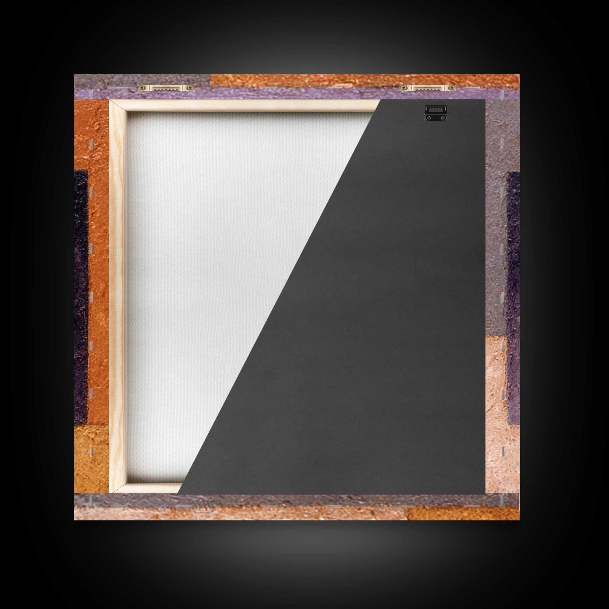 Purple Night Sky Canvas Print, Monochrome Art, Abstract Art, Living Room Decor, Oil Painting, Mono, Bedroom Wall Art, MON-1x1-15