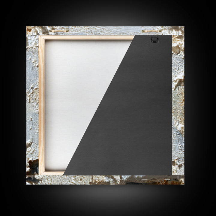 Cream on Cream Minimalist Forms Canvas Print, Monochrome Art, Printable Art, Living Room Decor, Oil Painting, Mono, MON-1x1-22