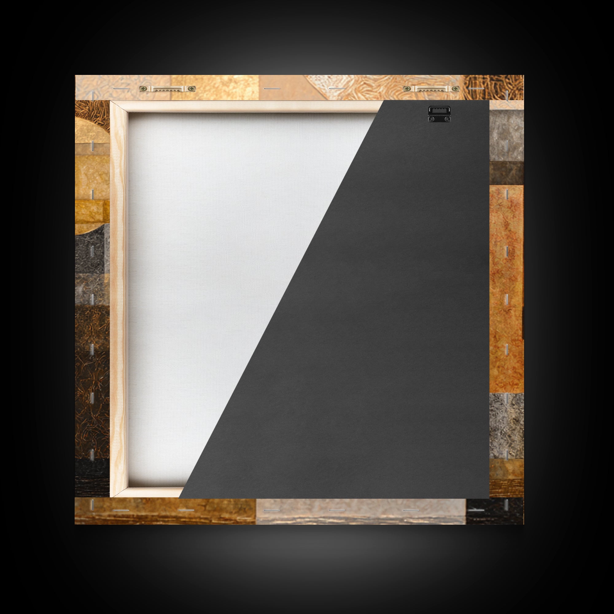Silver Ocean Moonlight Scene Framed Canvas Print, Monochrome Art, Dark Academia Decor, Living Room Decor, Fine Art, Mono, MON-1x1-43