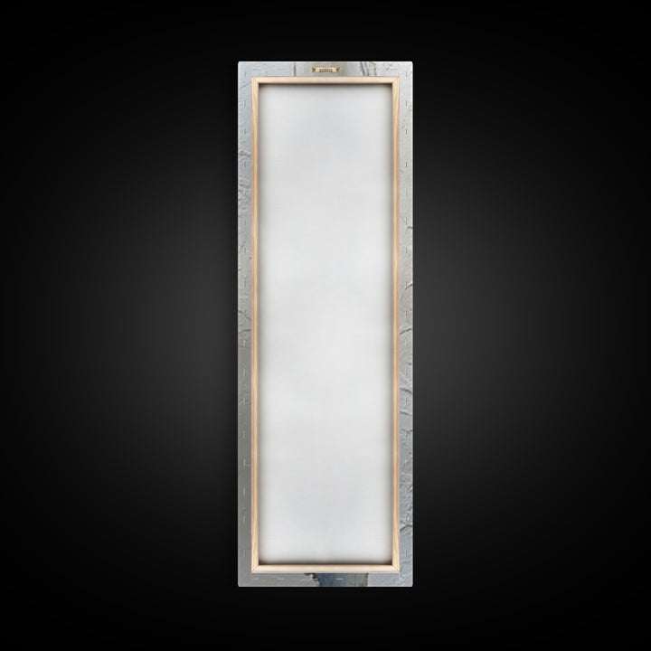 Cream on Cream Minimalist Forms Canvas Print, Monochrome Art, Dark Academia Decor, Living Room Decor, Fine Art, Mono, MON-1x3-10