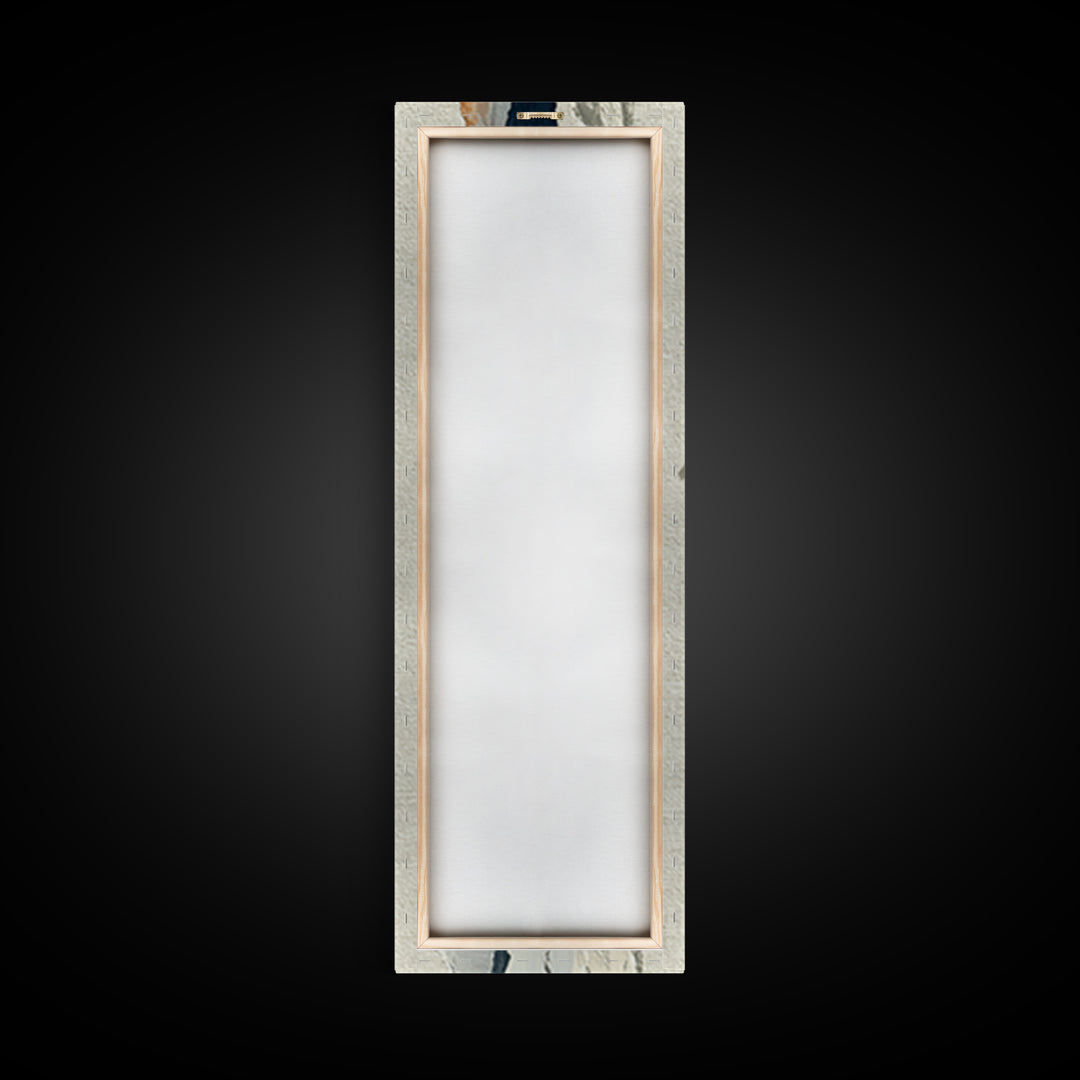 Ivory White Plaster Texture Composition Canvas Print, Monochrome Art, Room Decor, Living Room Decor, Mono, Mid Century Modern, MON-1x3-17
