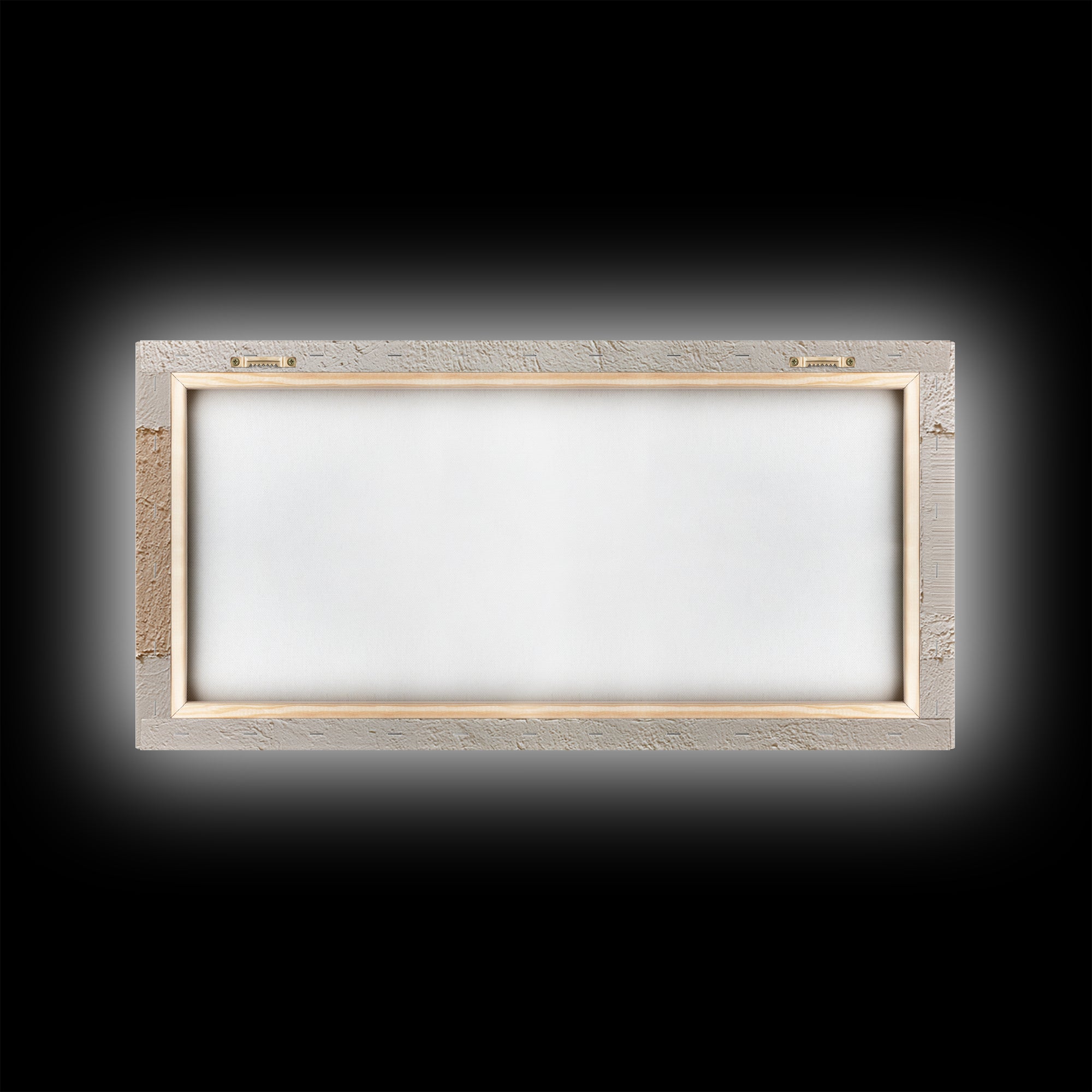Cream on Cream Minimalist Forms Framed Canvas Print, Monochrome Art, Fine Art Print, Living Room Decor, Fine Art, Mono, MON-2x1-18