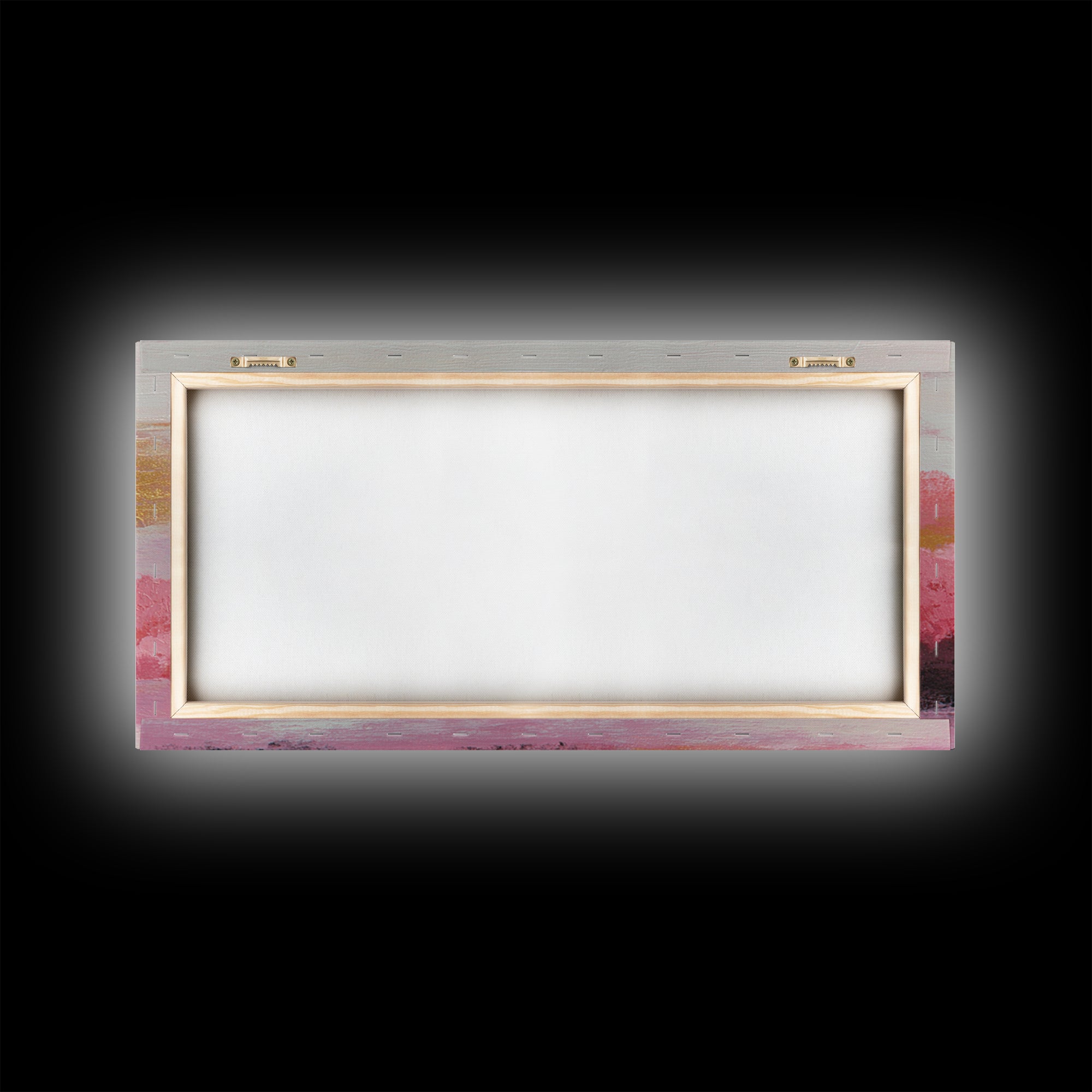 All Pink Cloudscape Framed Canvas Print, Monochrome Art, Art Print, Living Room Decor, Fine Art, Mono, Printable Art, MON-2x1-56