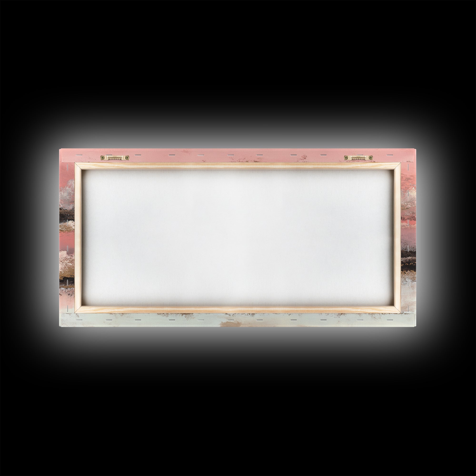 All Pink Cloudscape Framed Canvas Print, Monochrome Art, Apartment Decor, Living Room Decor, Fine Art, Mono, Moody Wall Art, MON-2x1-80