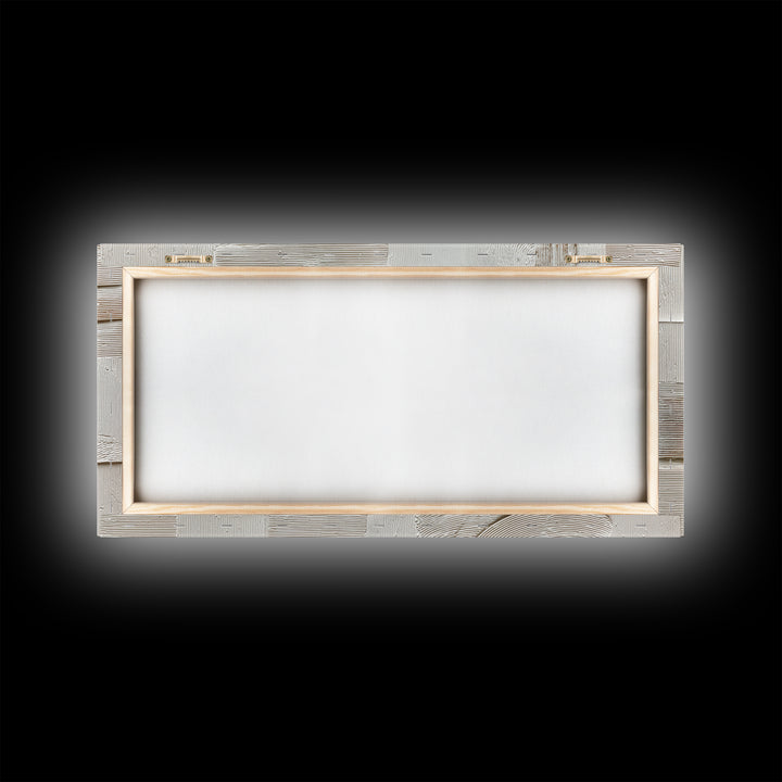 Ivory White Plaster Texture Composition Framed Canvas Print, Monochrome Art, Abstract Art, Living Room Decor, Fine Art, Mono, MON-2x1-97