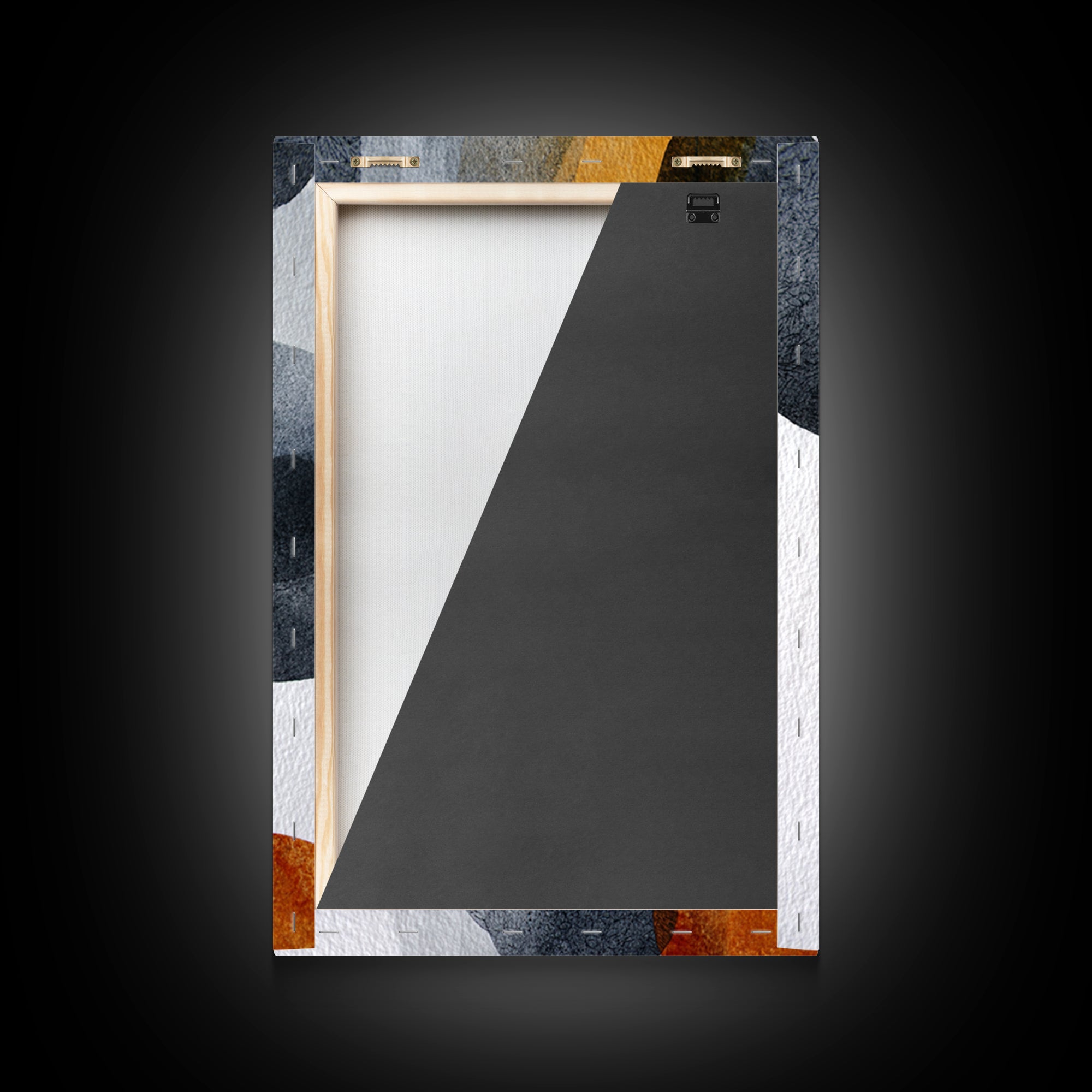 Black Ink Abstract Canvas Print, Monochrome Art, Luxury Decor, Living Room Decor, Abstract Art, Mono, Printable Wall Art, MON-2x3-14