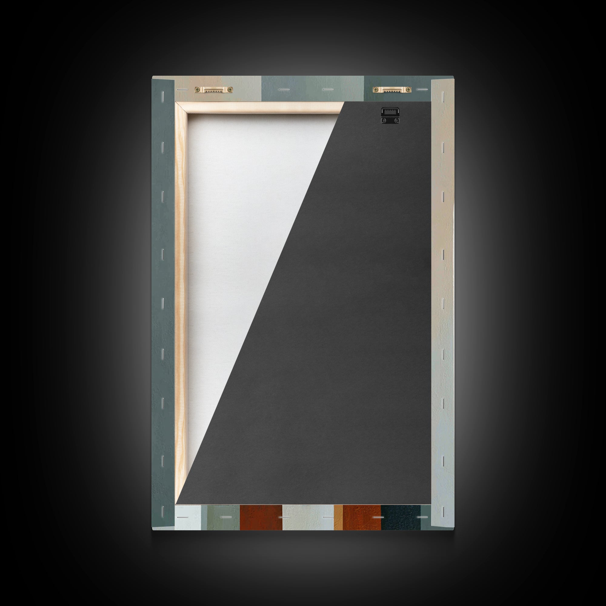 Gray Architectural Arch and Shadow Study Canvas Print, Monochrome Art, Home Decor, Living Room Decor, Oil Painting, Mono, MON-2x3-66