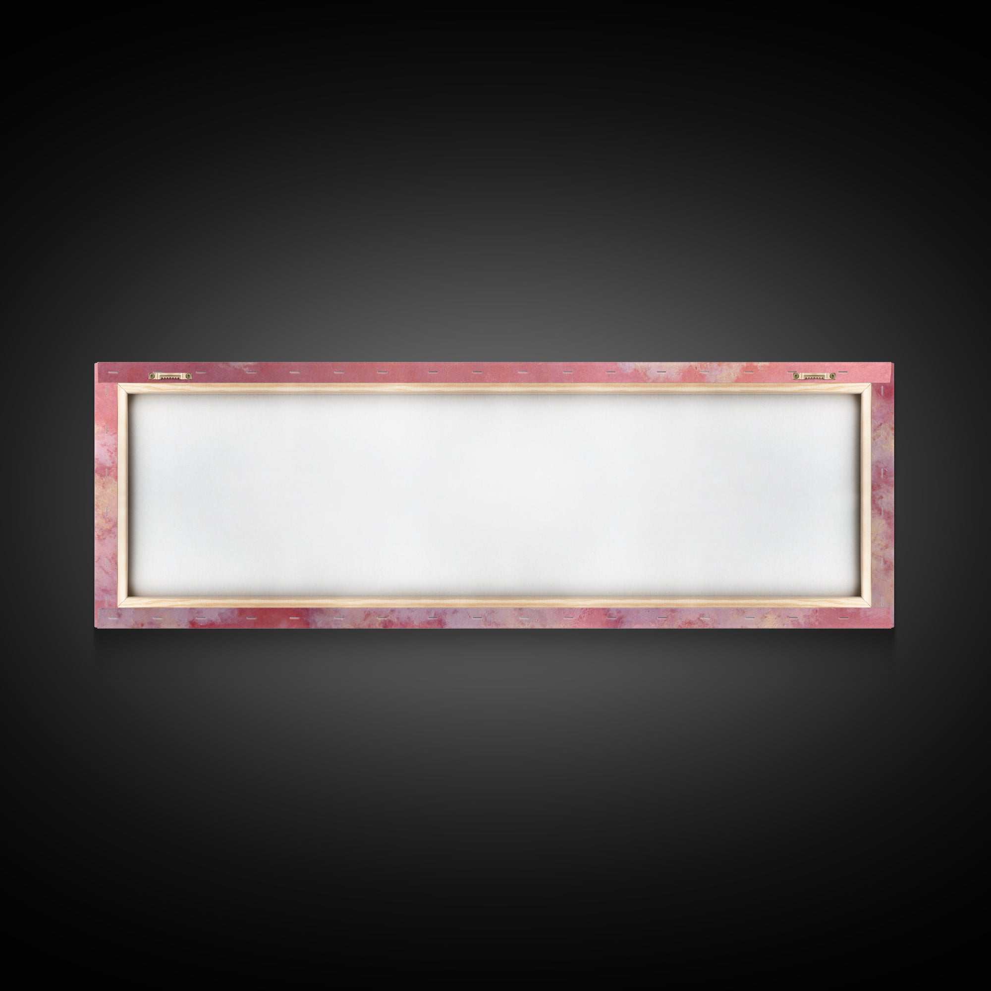 All Pink Cloudscape Canvas Print, Monochrome Art, Neutral Decor, Living Room Decor, Abstract Art, Mono, Home Decor, Poster, MON-3x1-100