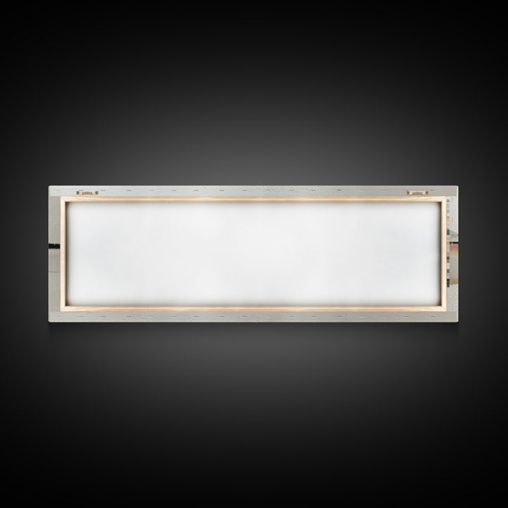 Cream on Cream Minimalist Forms Canvas Print, Monochrome Art, Moody Wall Art, Living Room Decor, Fine Art, Mono, MON-3x1-14