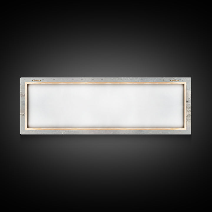 Ivory White Plaster Texture Composition Canvas Print, Monochrome Art, Living Room Decor, Fine Art, Mono, Gallery Decor, MON-3x1-21