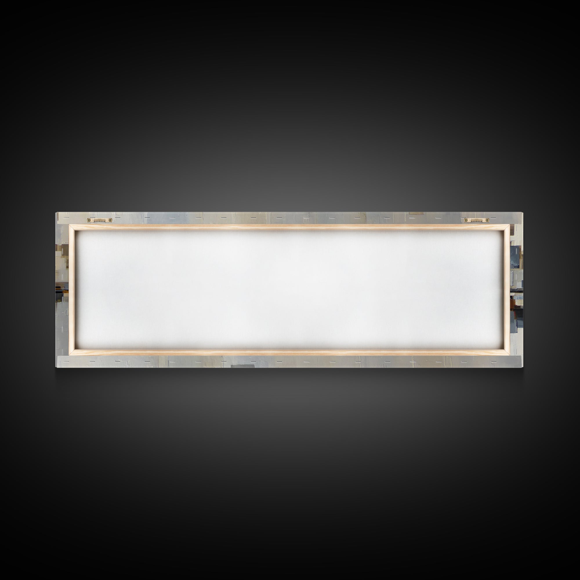 Black and White City Reflection Canvas Print, Monochrome Art, Unique Wall Art, Living Room Decor, Oil Painting, Mono, MON-3x1-61