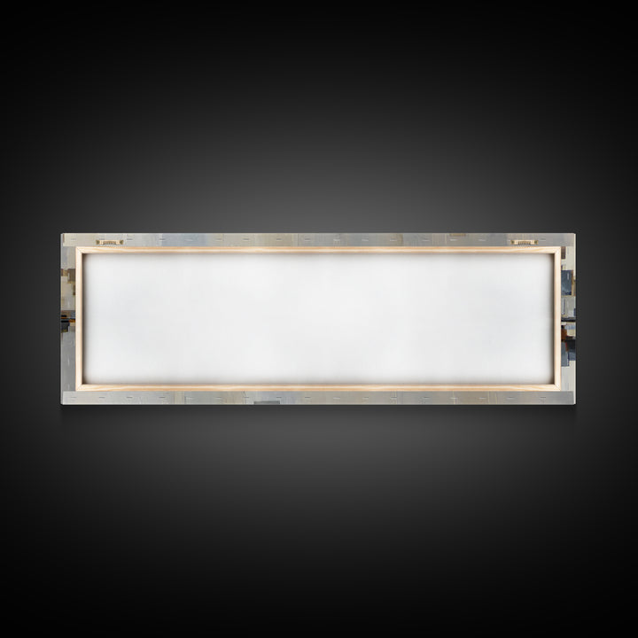 Black and White City Reflection Canvas Print, Monochrome Art, Unique Wall Art, Living Room Decor, Oil Painting, Mono, MON-3x1-61