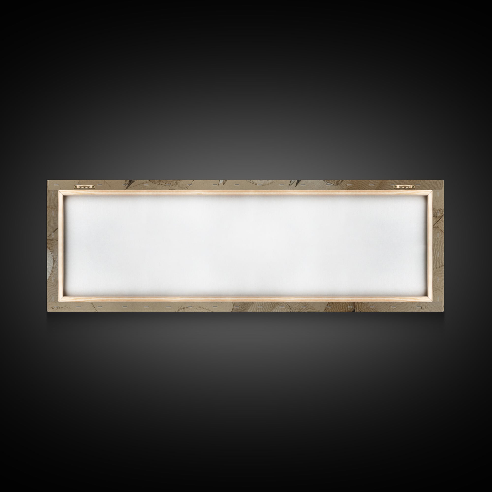 Ivory White Plaster Texture Composition Framed Canvas Print, Monochrome Art, Bird Art, Living Room Decor, Fine Art, Mono, MON-3x1-69