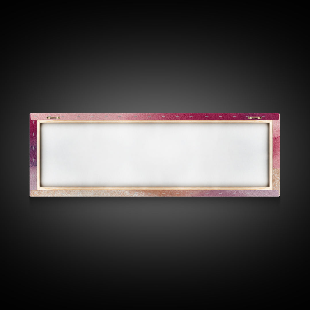 All Pink Cloudscape Canvas Print, Monochrome Art, Home Decor, Living Room Decor, Mono, Bedroom Decor, Textured Wall Art, MON-3x1-76