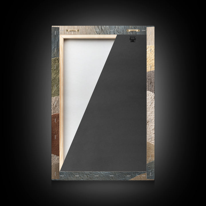 Sahara Dune Waves Framed Canvas Print, Moroccan Art, Boho Decor, Living Room Decor, Oil Painting, Marrakesh, Ramadan Decor, MOR-2x3-100