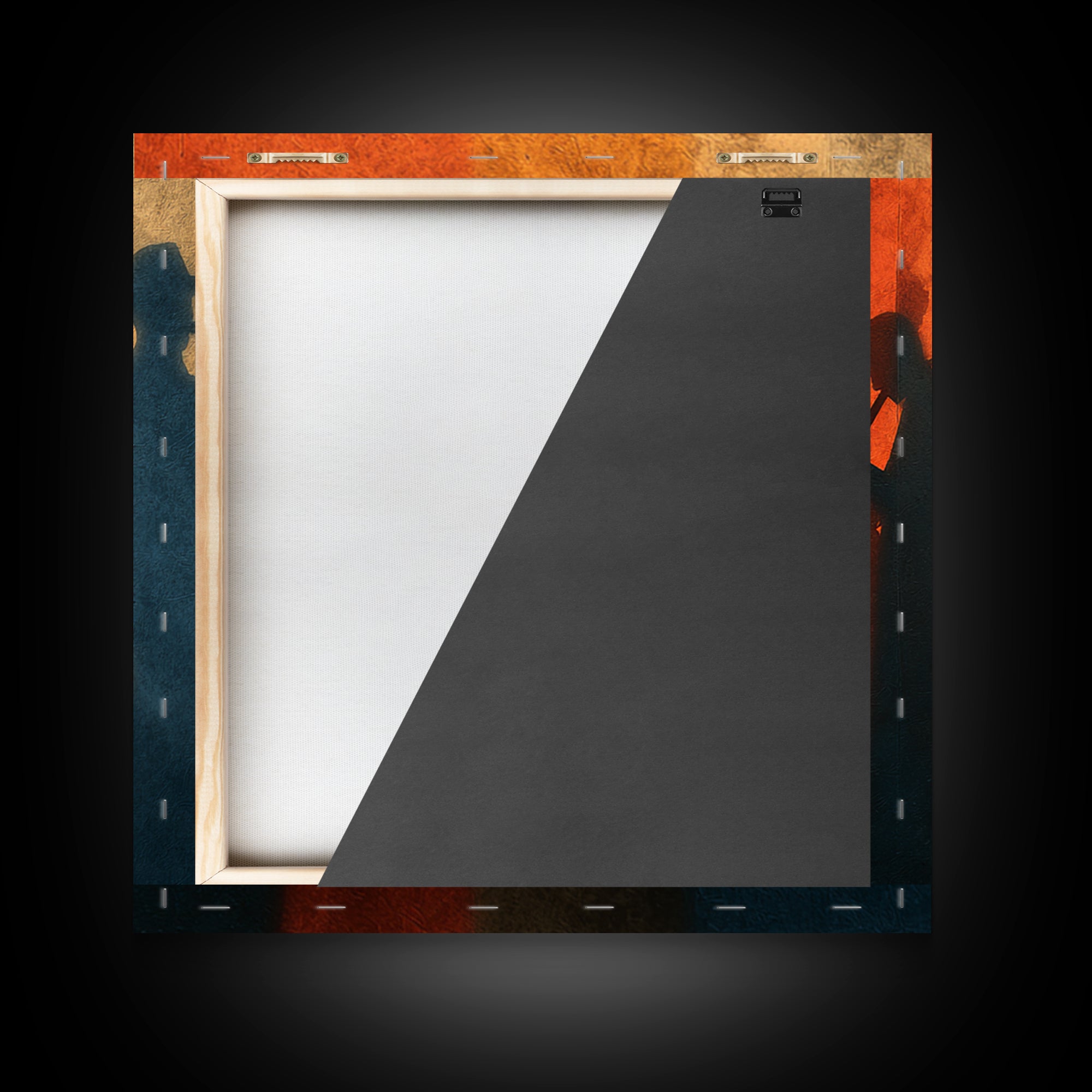 Jazz Quartet Silhouettes Canvas Print, Music Studio Art, Music Posters, Studio Decor, Oil Painting, Rhythm, Music Lover, MSA-1x1-22